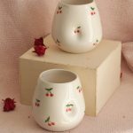 tasse motifs cerises