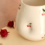 tasse motifs cerises