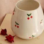 tasse motifs cerises