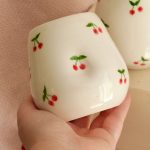 tasse motifs cerises