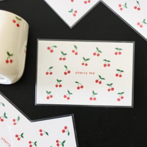 Carte postale cherry me
